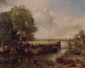 A View on the Stour near Dedham - 约翰·康斯特布尔